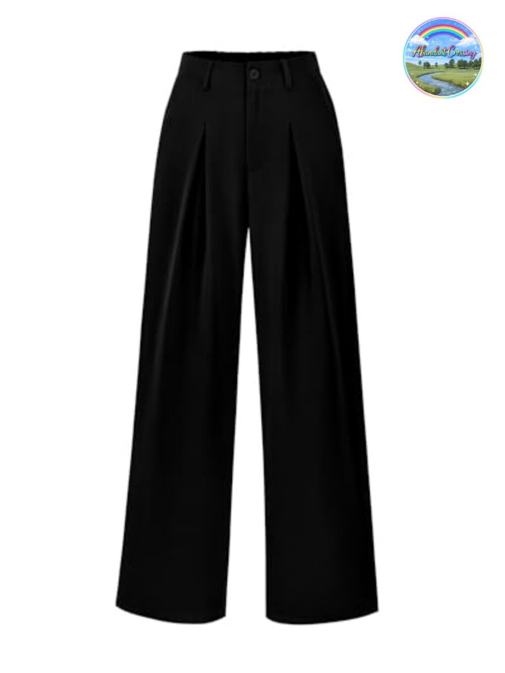 High Waisted Wide Leg Palazzo Dress Pants Business Casual Pleated Trousers